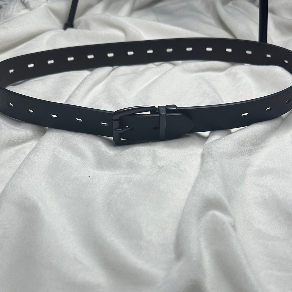 Black and brown (reversible) Belt with Buckle